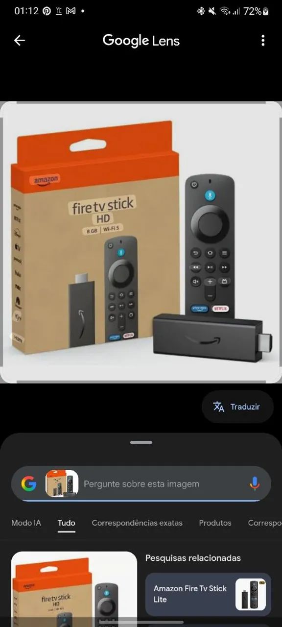 Fire stick tv novo