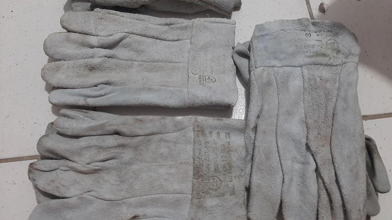 Luva de pedreiro raspa reforçada - Foto 5