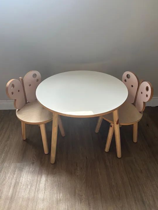 Mesa e Cadeiras Infantil - Borboleta - Foto 2