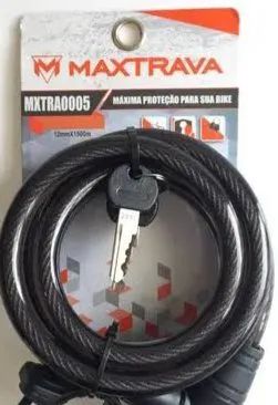 Tranca de bicicleta MaxTava 12mmx1500mm - Foto 2