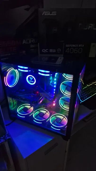 Pc Gamer Ryzen 5800x com RTX4060 de 8gb 32gb de Ram - Foto 3