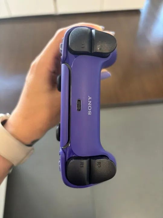 Controle PlayStation DualSense Sem Fio Roxo - Galactic Purple - Foto 3
