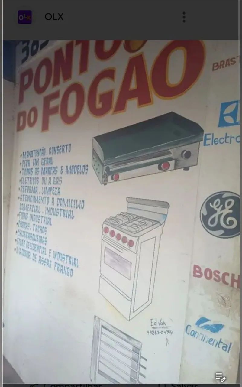 Conserto augusto dos fogões. Conserto whatsapp *