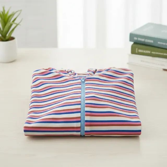 Blusa listrada com capuz manga longa Jinglers - Foto 5