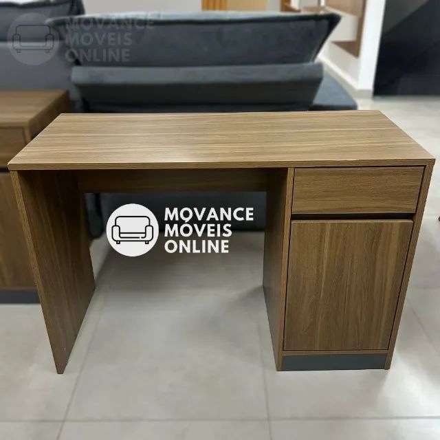 Escrivaninha Office Com Gaveta Nova - Foto 2