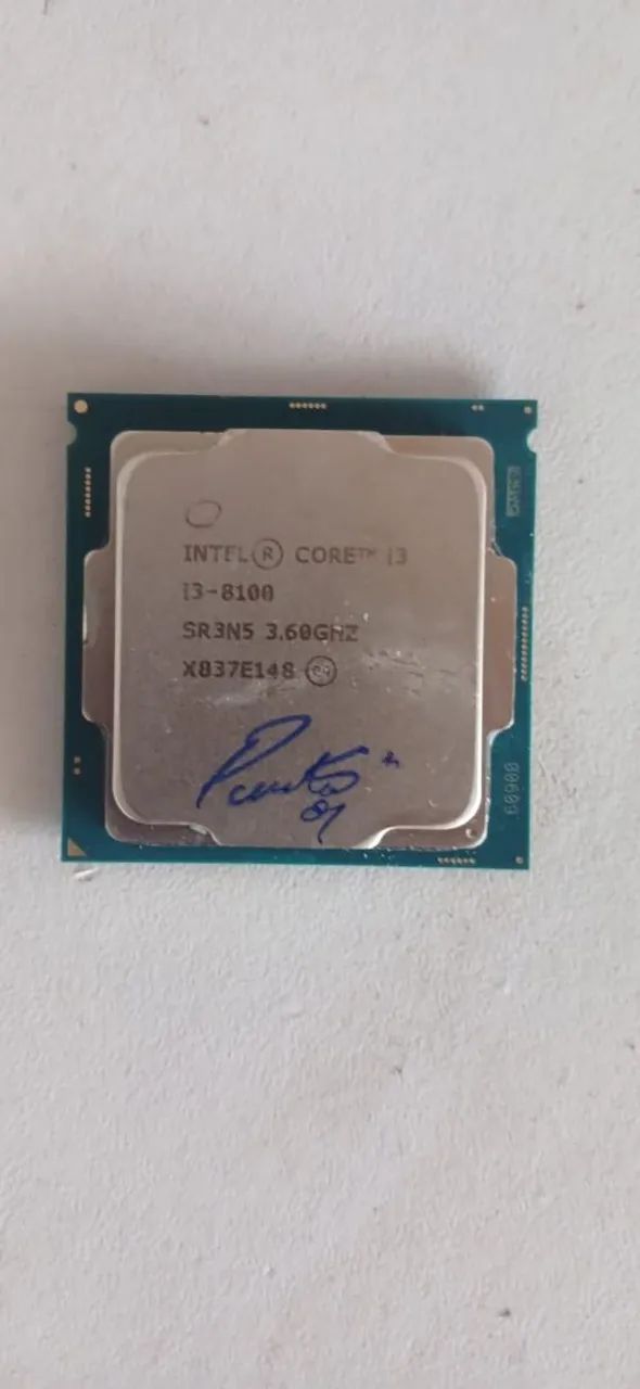 Processador Intel Core i3-8100