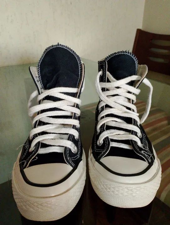 Converse All Star Preto - Tênis Clássico Tam.33 - Foto 4