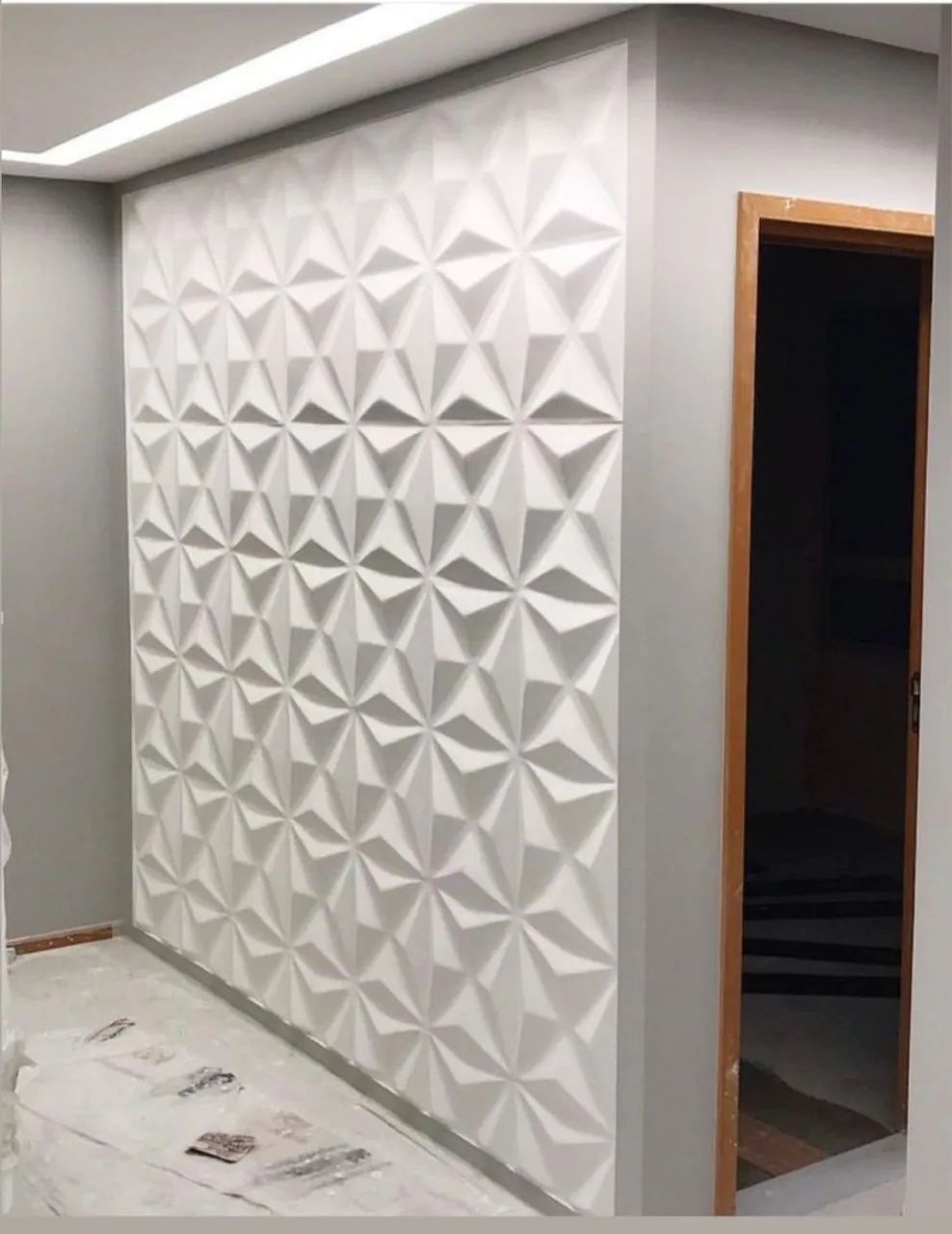 Placa de gesso 3d para decoração de ambientes  - Foto 6