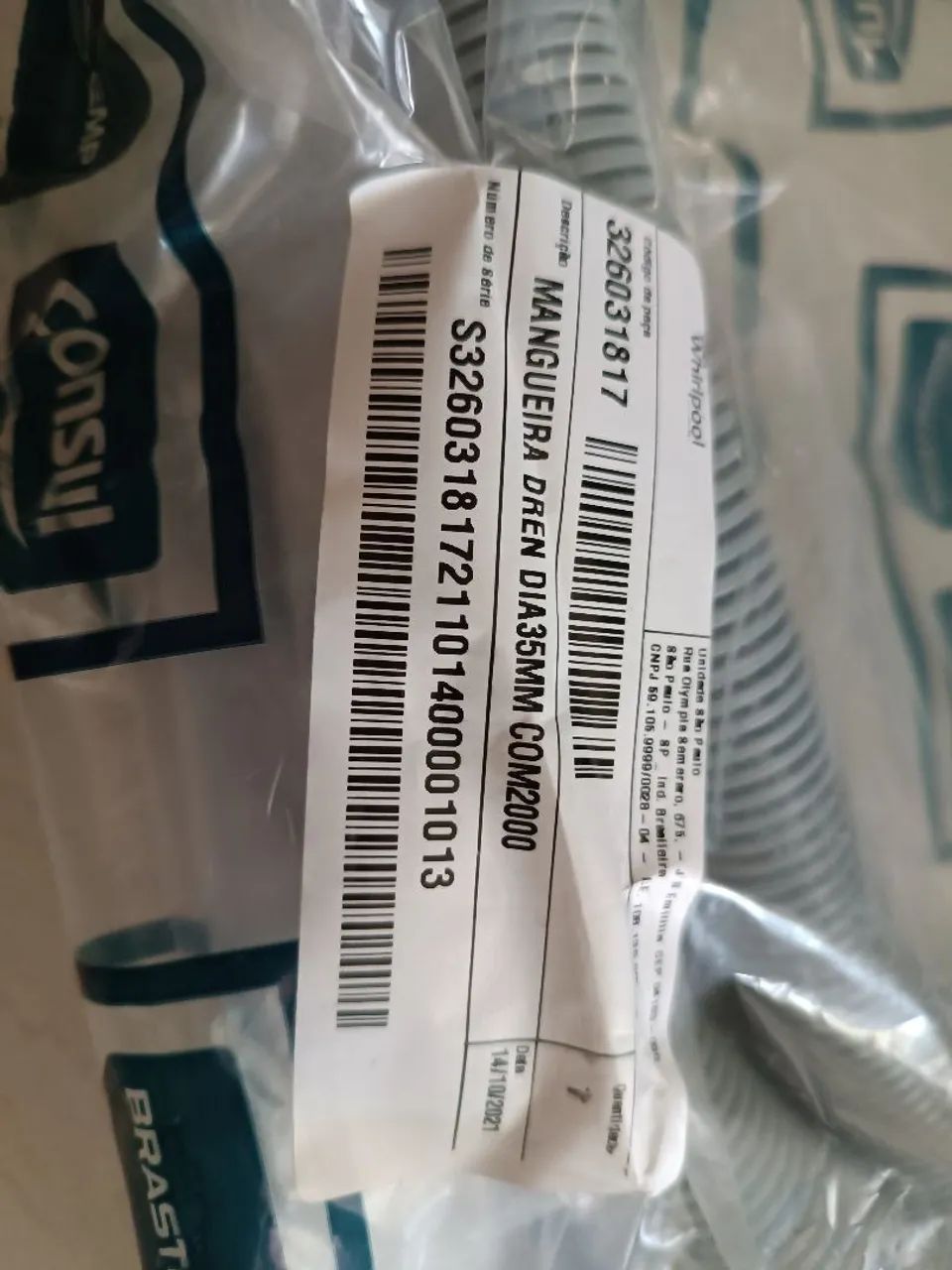 Mangueira de saída de água Brastemp/consul - Foto 2