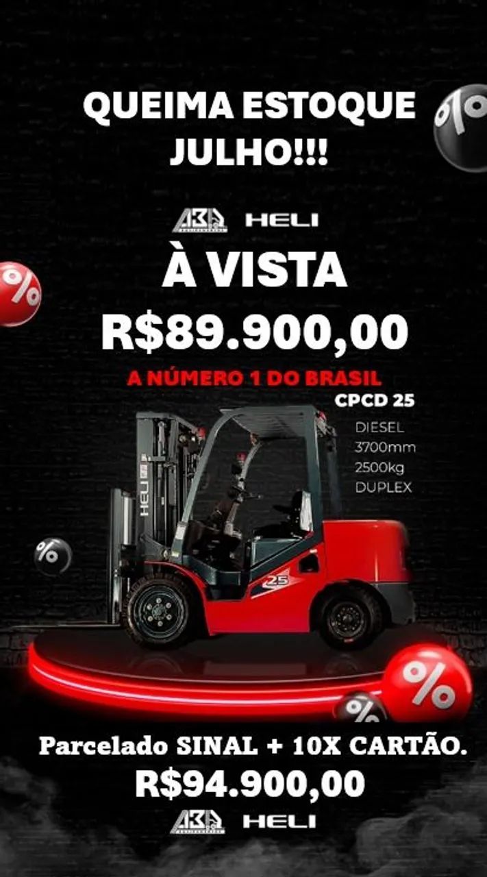 Empilhadeiras Nova HELI de 2,5 Toneladas  - Foto 5