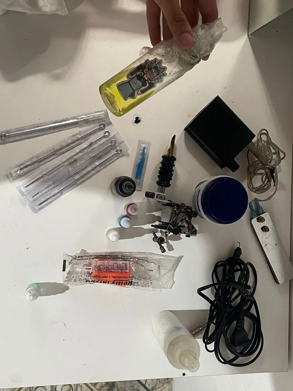 Kit Tatuador com máquina vender logo - Foto 4