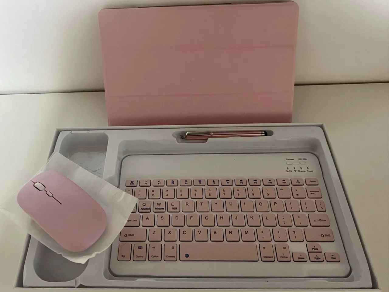 Tablet Android + Teclado + Mouse + Caneta