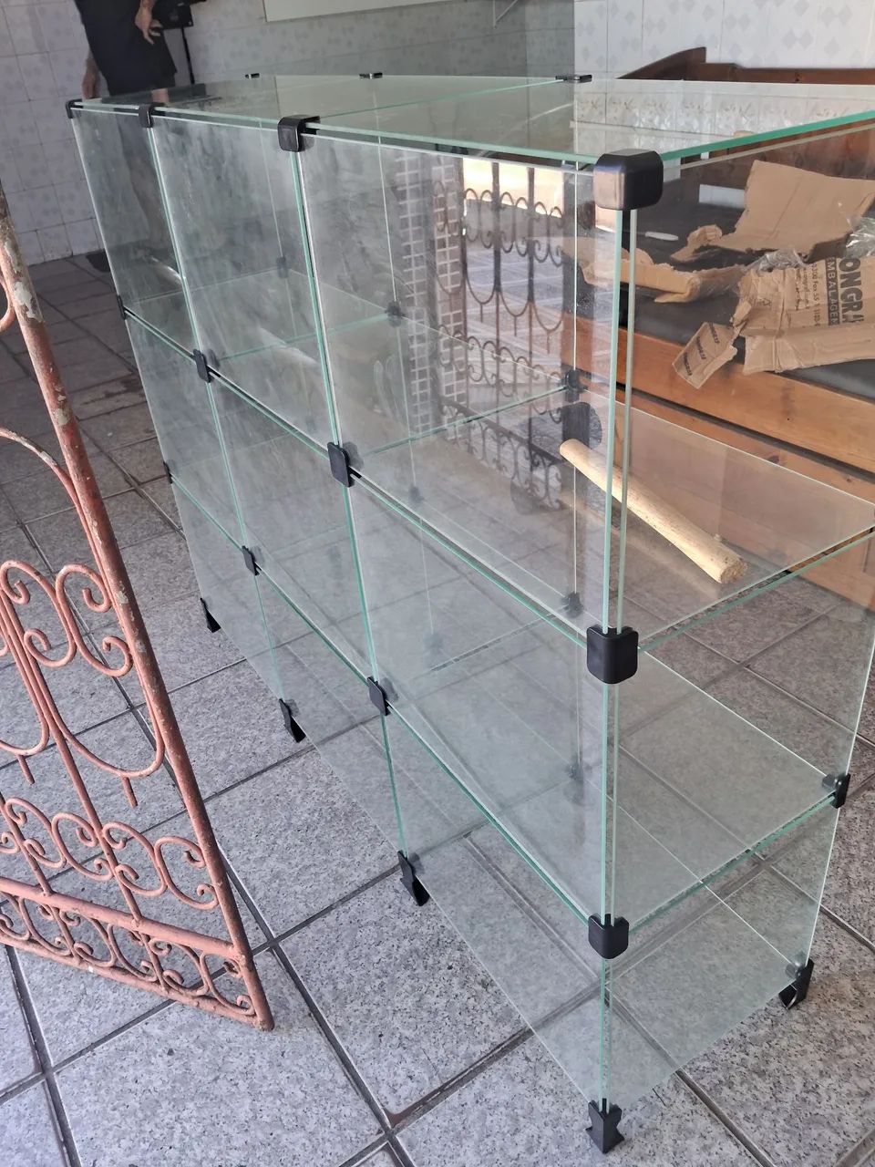 Balcão de vidro expositor para lojas  - Foto 3