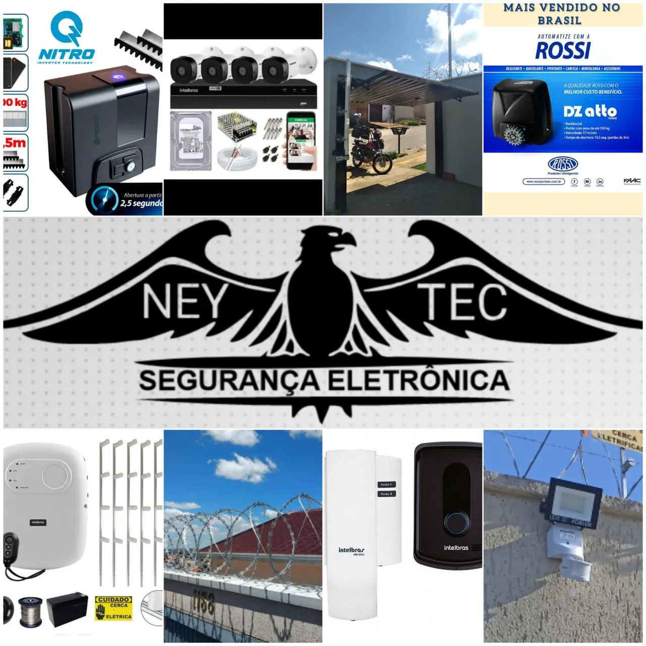 Kits de câmera da marca Intelbras 