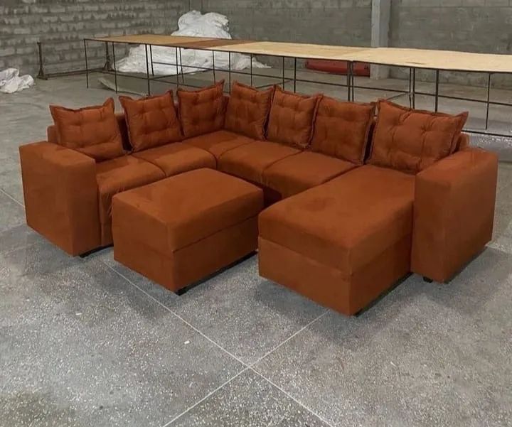 Sofá de Canto com puff frete gratis R$ 1.599,99 a vista  - Foto 3