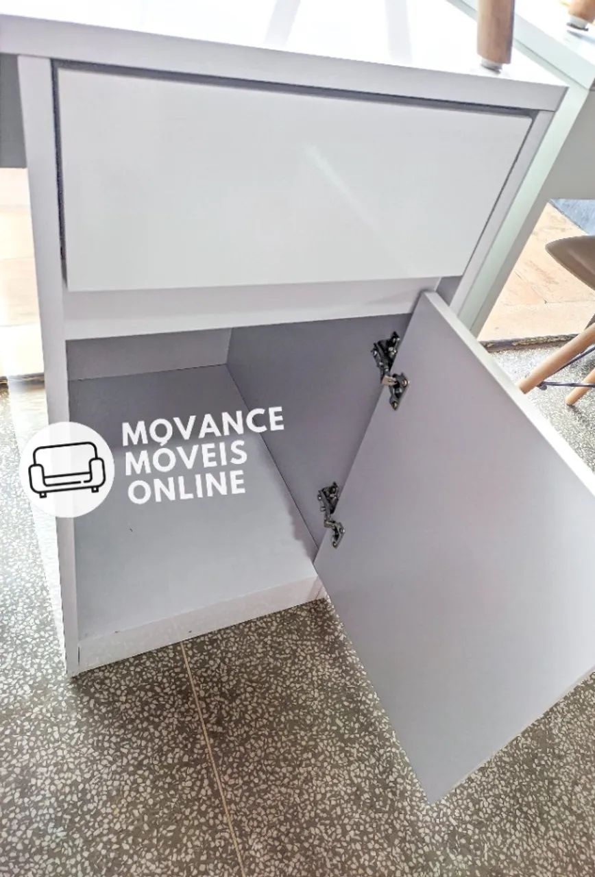 Escrivaninha Office Com Gaveta Nova - Foto 3
