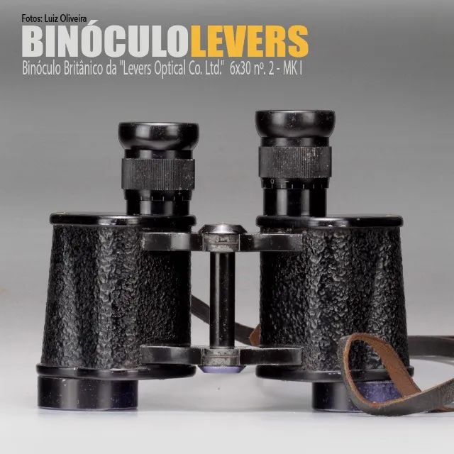 Binóculo Britânico da "Levers Optical Co. Ltd."  6x30 nº2. MK I (década 40)   - Foto 2