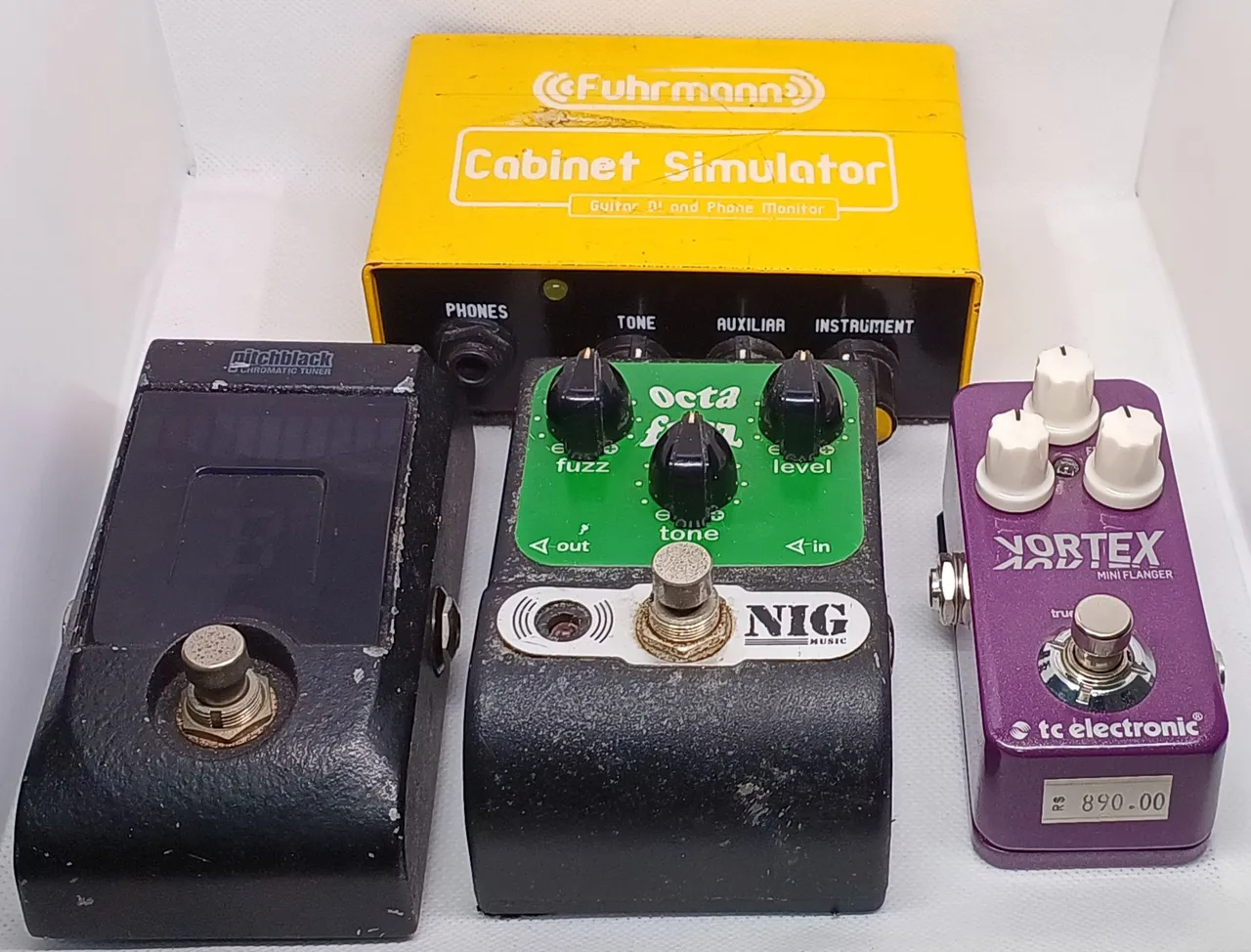Pedais NIG, TC Electronics, Korg e Fuhrmann para guitarra ou baixo