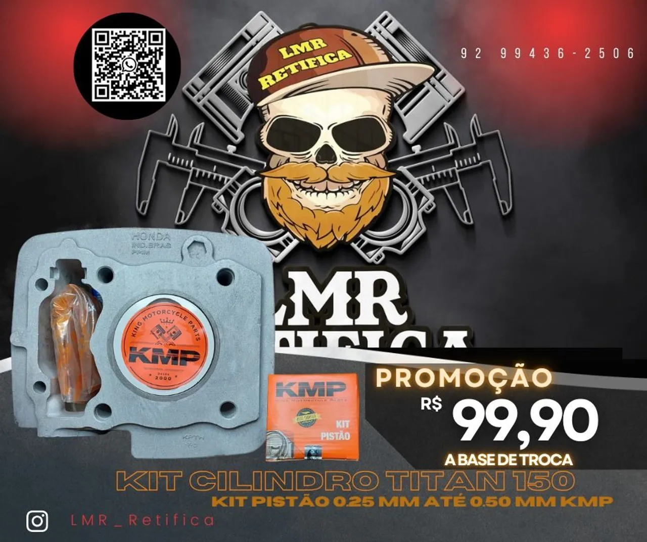 Kit Cilindro Titan 150/ titan 160 - Promoção R$ 99,90