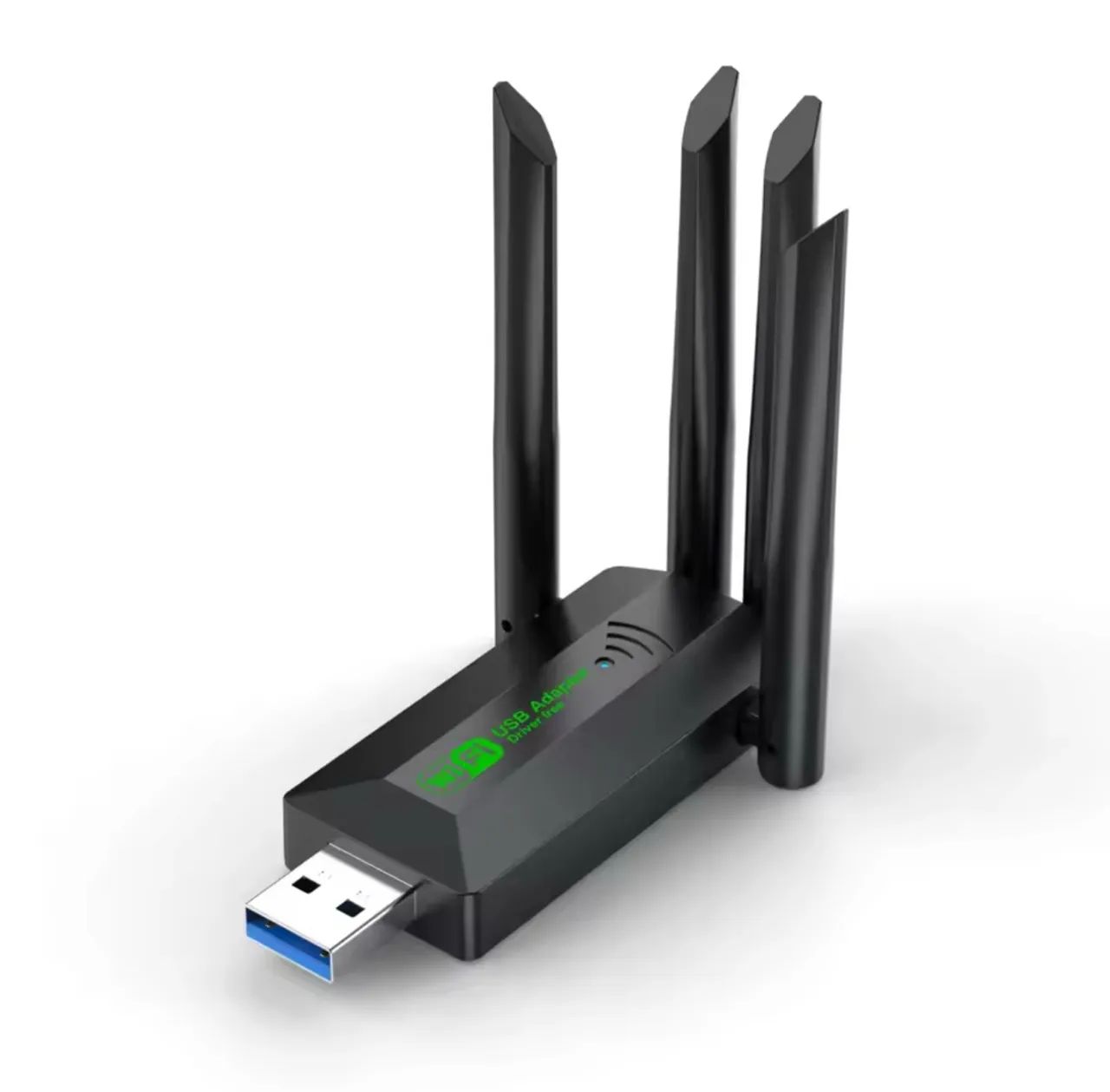 Adaptador Wi-Fi USB 3.0 Antenas 5dBi - Driver Free
