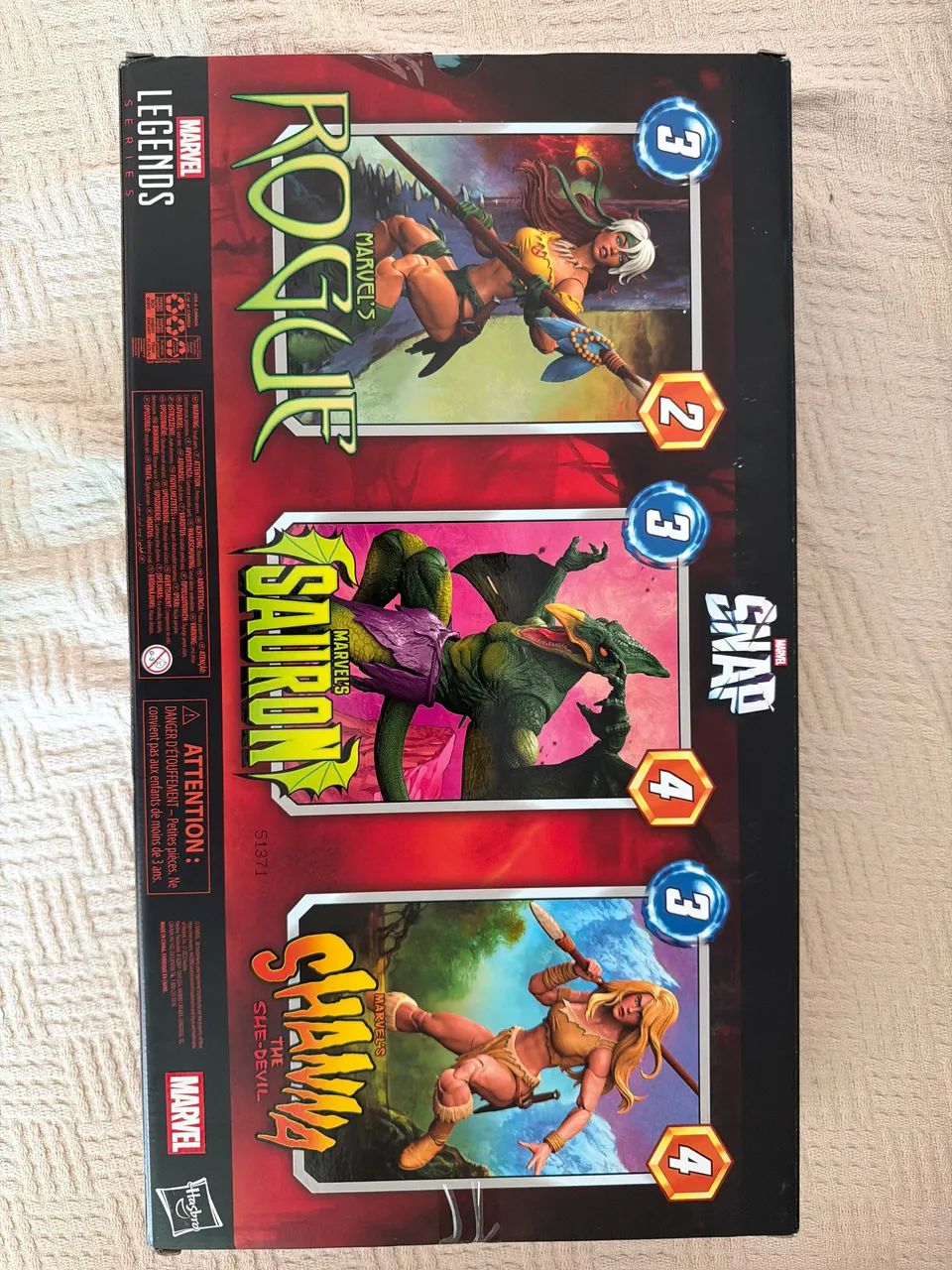 MARVEL LEGENDS GAMEVERSE SNAP VAMPIRA SAURON SHANNA - Foto 2