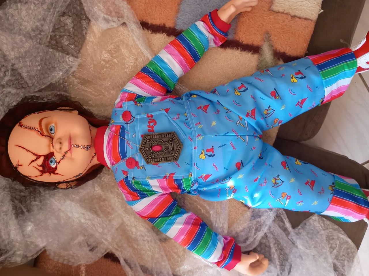 Boneco Chucky - Colecionador ( reborn ) halloween  - Foto 2