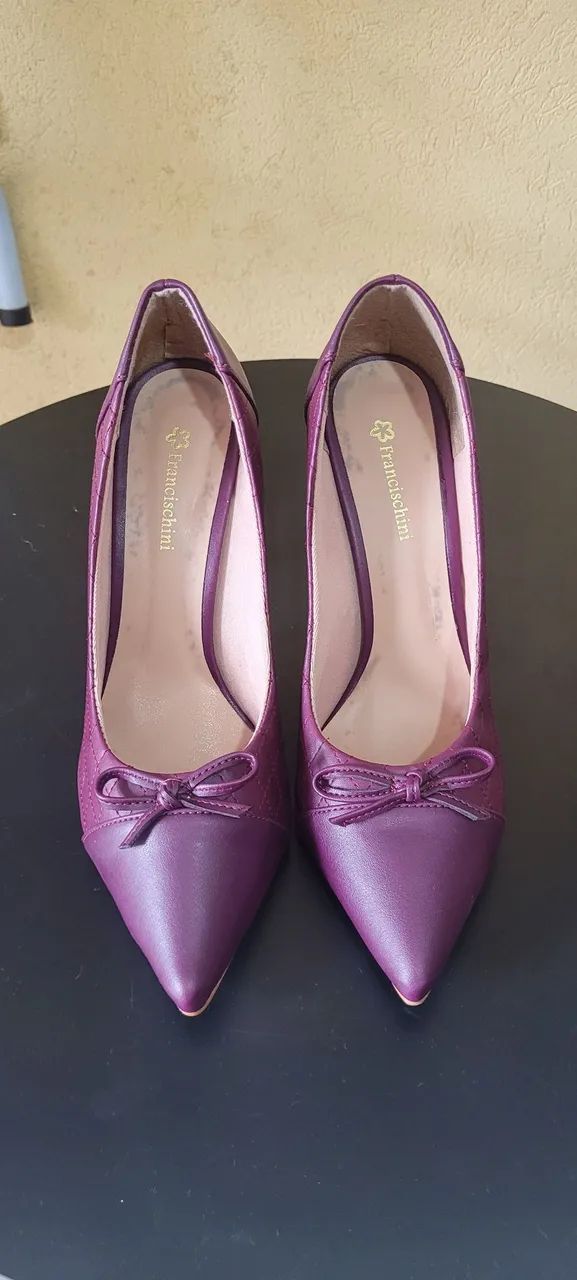 Sapatos de Salto Roxo Franciscchini