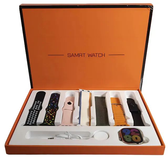 Relógio Smartwatch Ultra Com 7 Pulseiras - Foto 2
