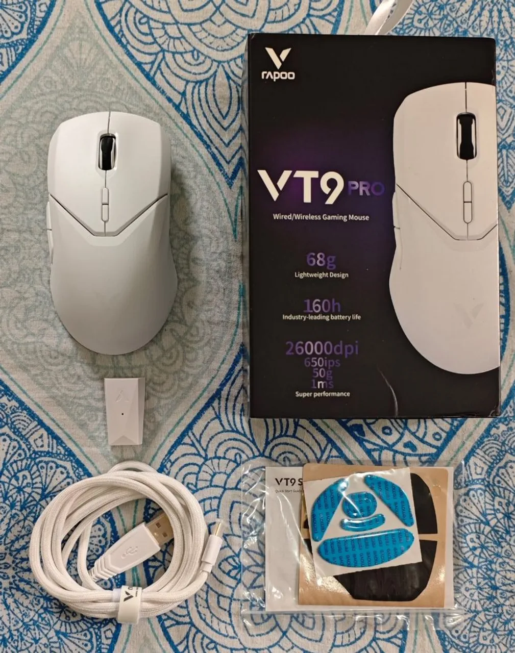 Vendo mouse gamer ergonômico RAPOO VT9PRO, NOVO