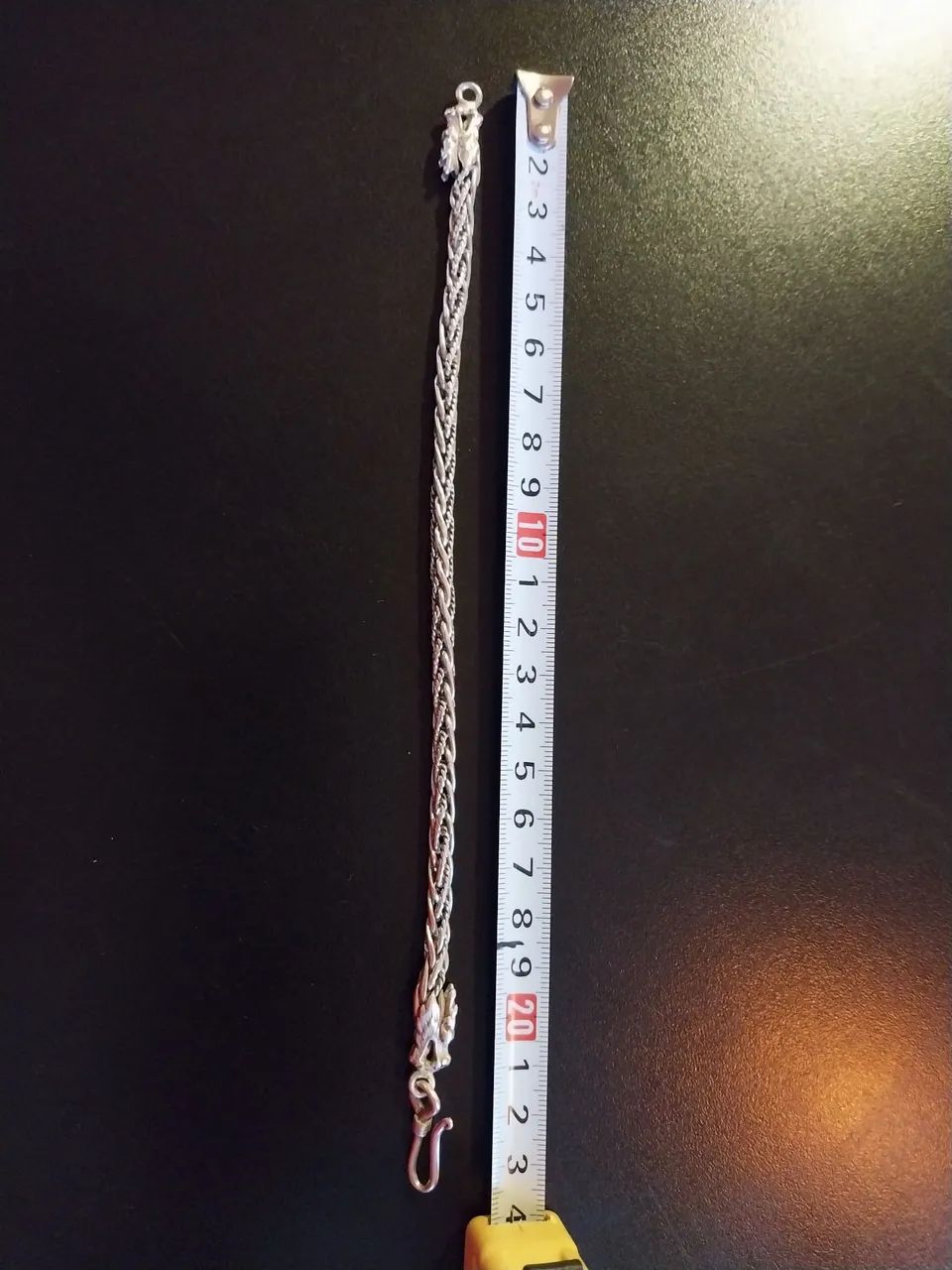 Pulseira de prata 925 de dragão - Foto 5