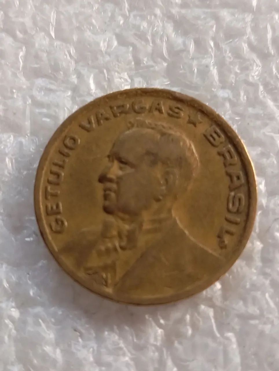 Moeda antiga 50 centavos 1944 com siglas - Foto 6