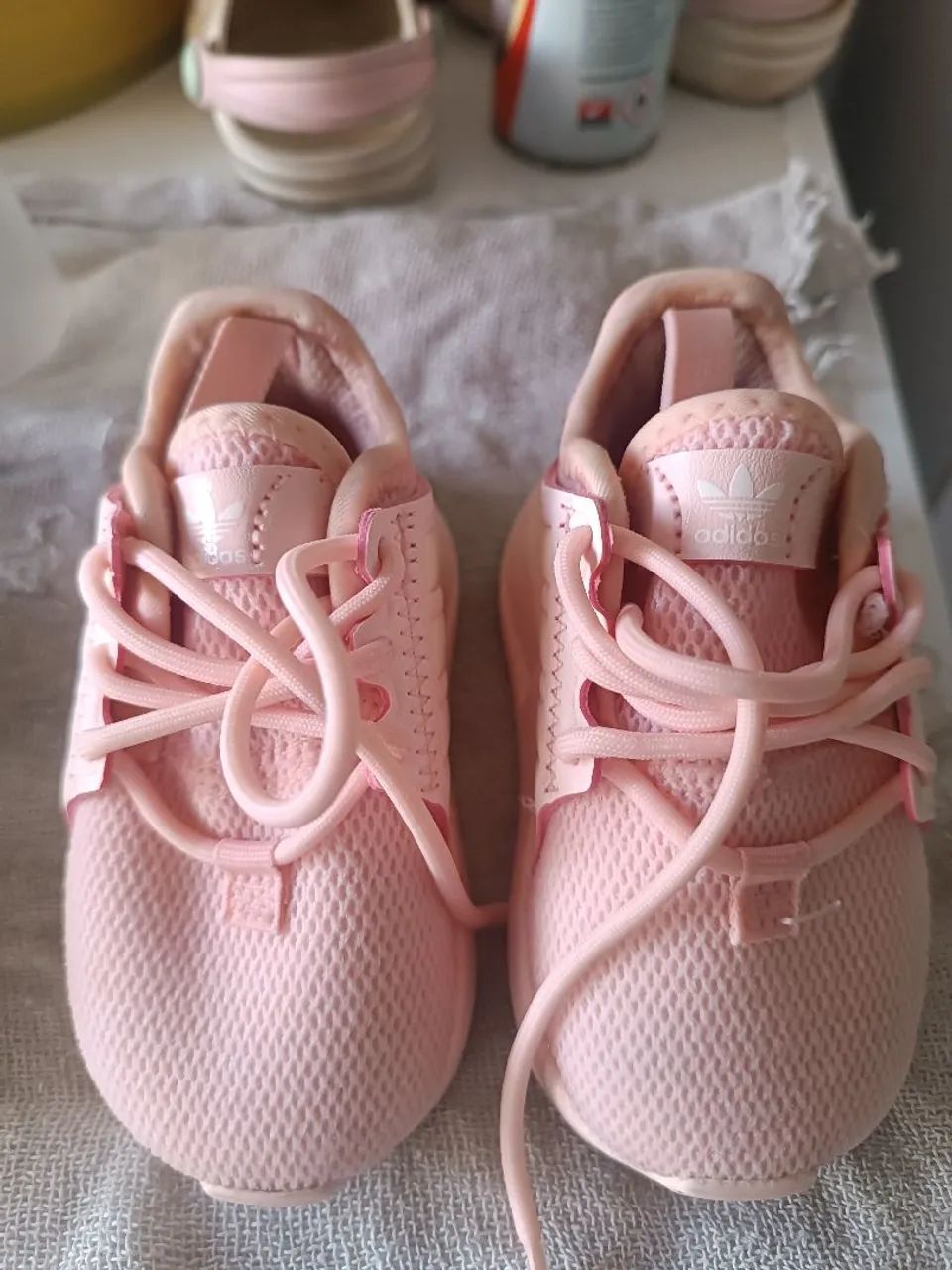 Tênis Adidas Tenis Infantil Velcro Tênis Adidas Infantil Rosa