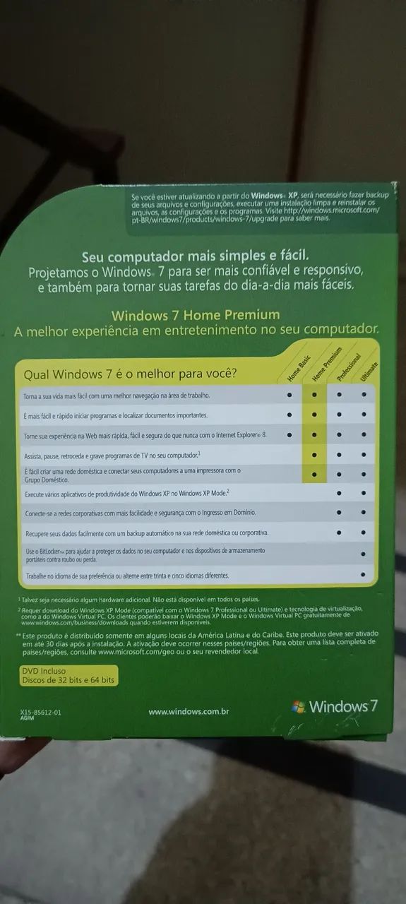 Windows 7 Home Premium - América Latina - Foto 4
