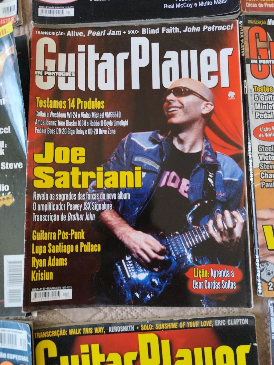 50 Revistas - Guitar player + CD + Brindes  - Foto 3