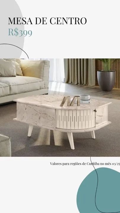 Promoção Mesa de Centro  - 04/03/25  