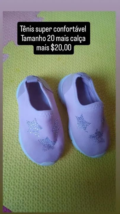 Tênis Infantil super confortável tamanho 20