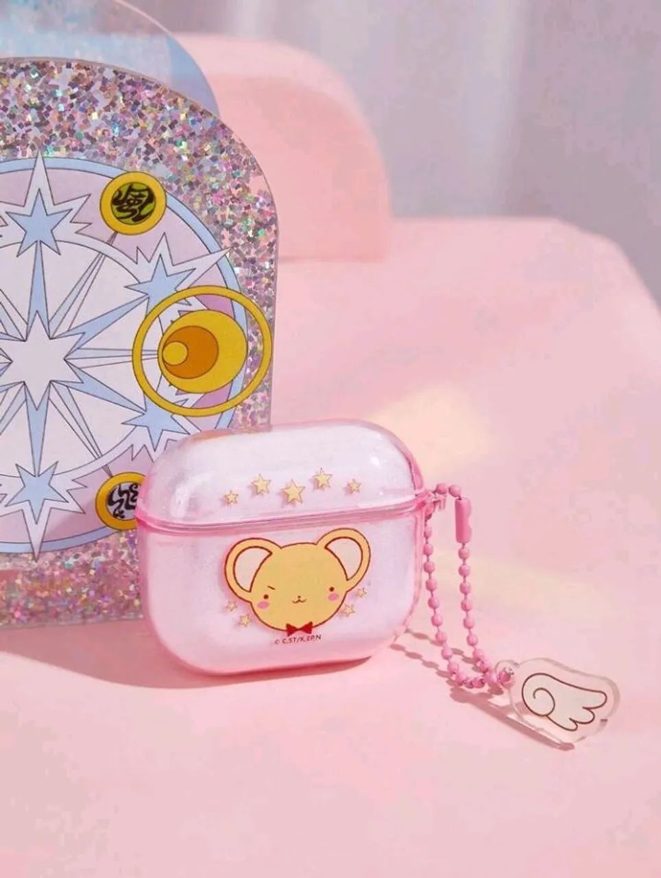 Capinha Airpods 1/2 Kawaii Kero Sakura Card Captors - Foto 2