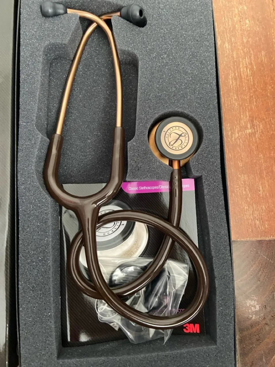 Esteto Littmann Classic III Bronze/Marrom Original