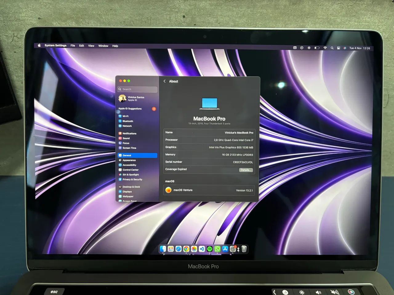 Macbook Pro 2019 i7 16gb ram 500ssd - Notebooks - Jardim Park Real