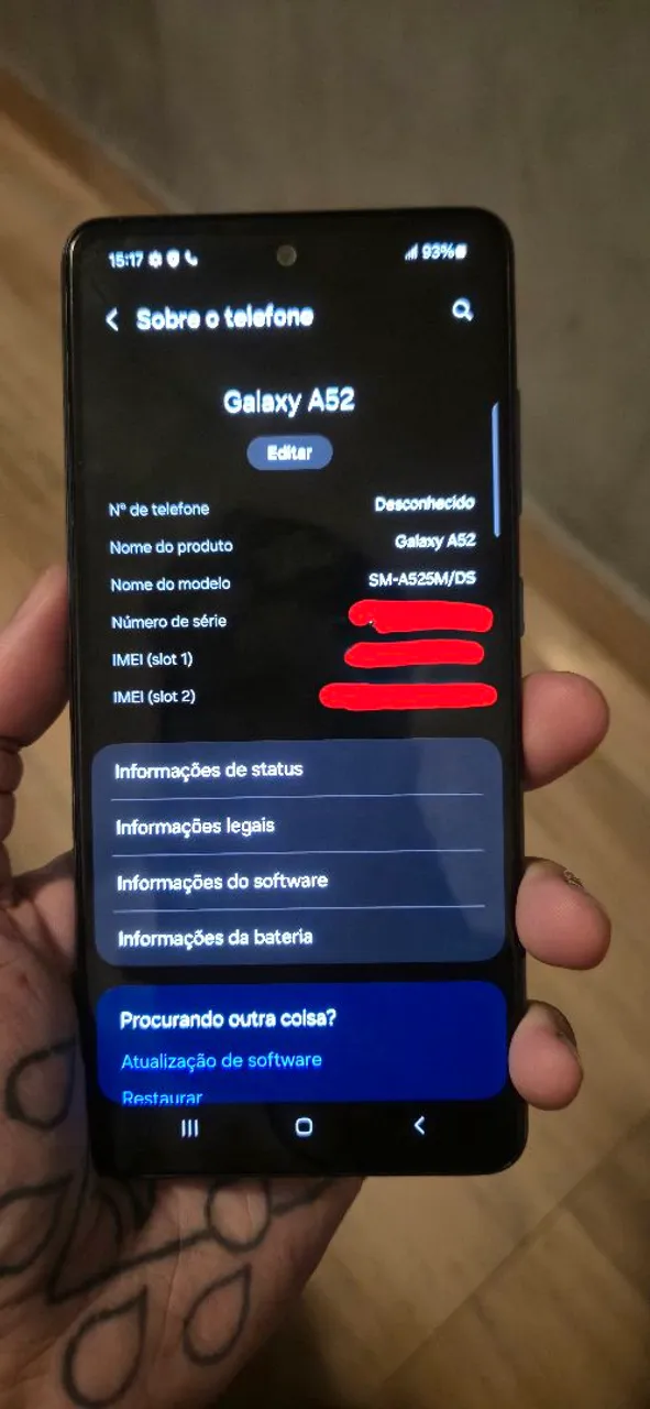 Samsung Galaxy A52 (4G) 128gb 6GB [somente venda]