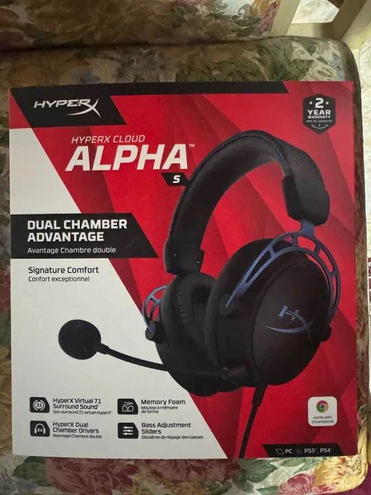 Headset Gamer HyperX Cloud Alpha S