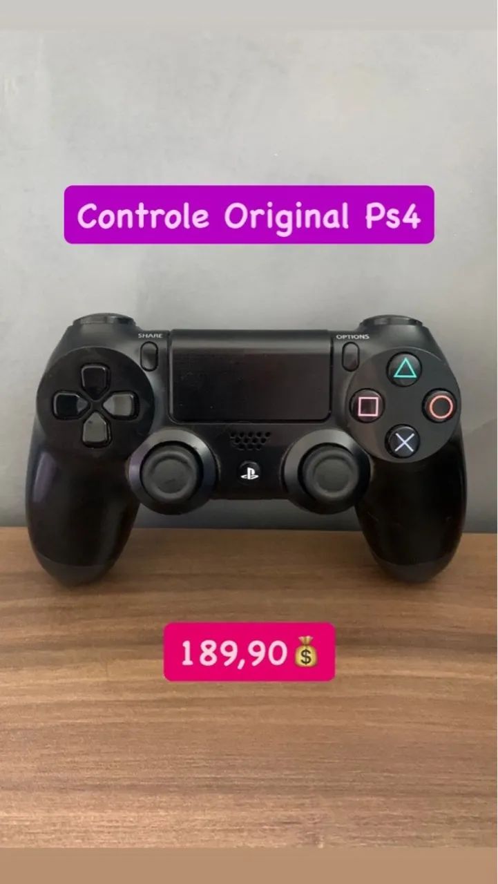 Controle Original PS4 - seminovo 