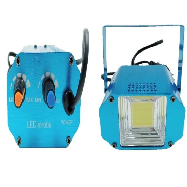 Strobo Room Led Luz Branca Xênon 20w Mini Laser Rgb Dj - Foto 2