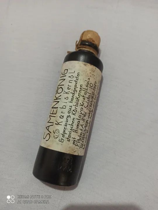 Óleo de sementes de abóbora orgânico