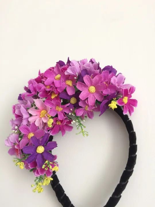 arco de flores lilás - carnaval - Foto 2