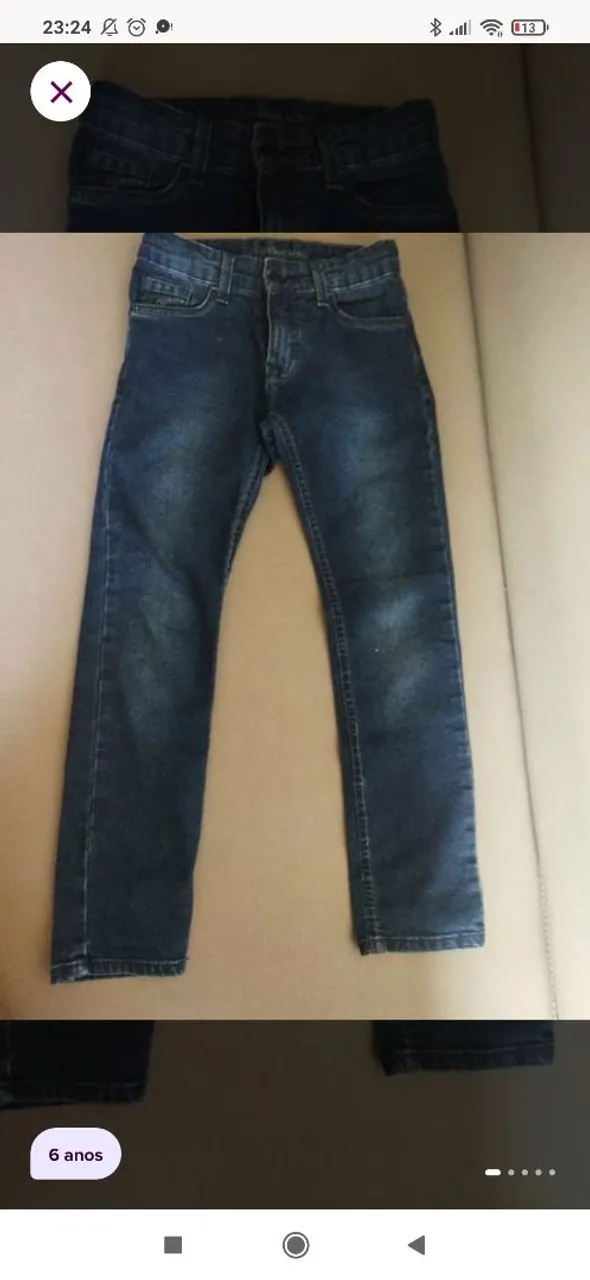 Calça Jeans Infantil Calvin Klein