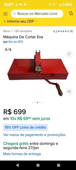 Maquina cortar eva - Foto 4