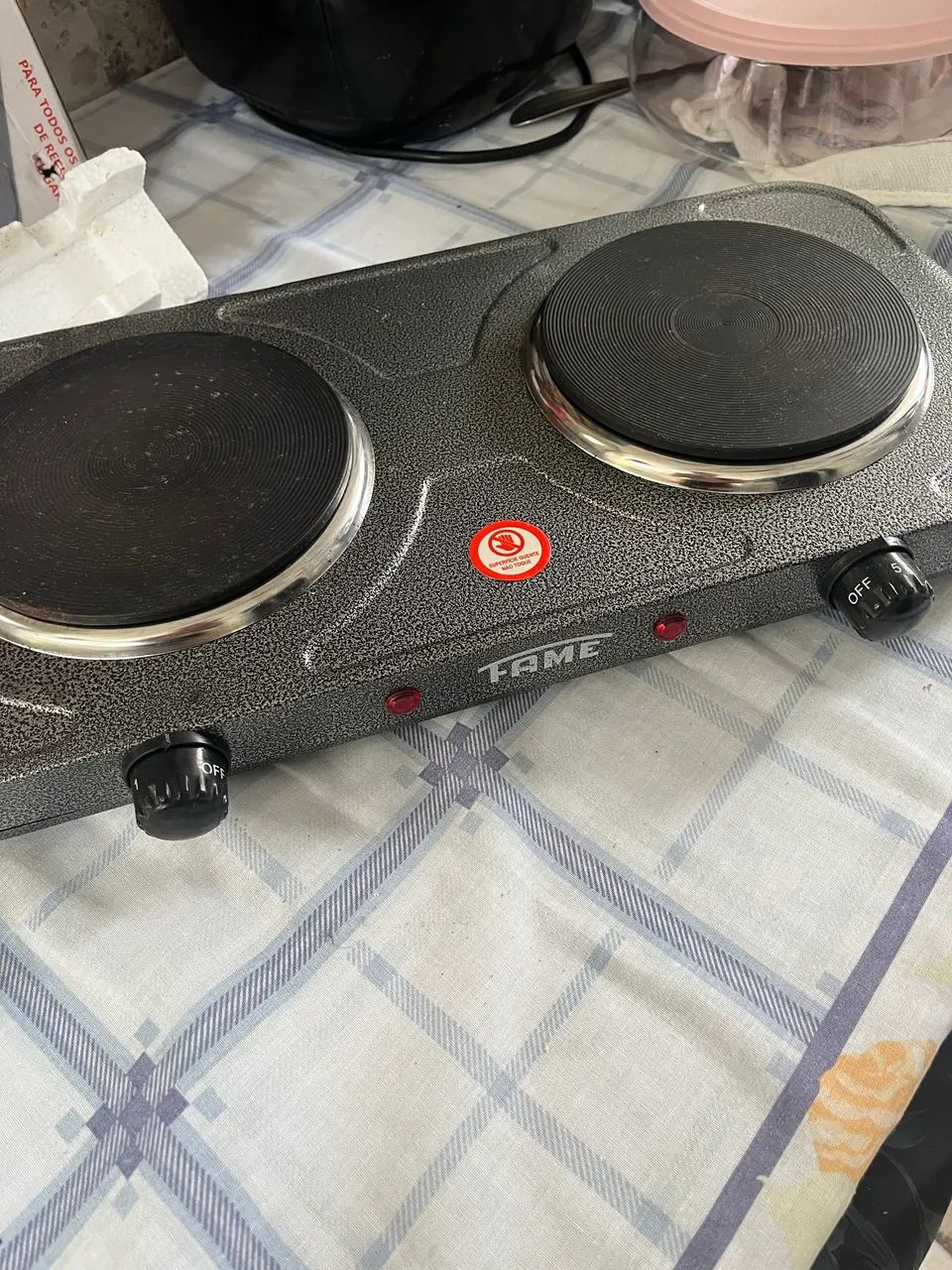 Fogão elétrico 127v fame 