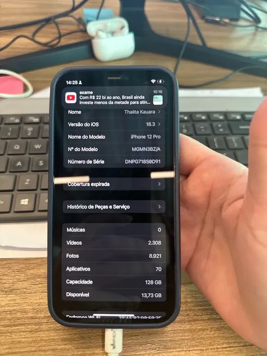 iPhone 12 Pro - Azul - 128GB - Usado - Foto 3