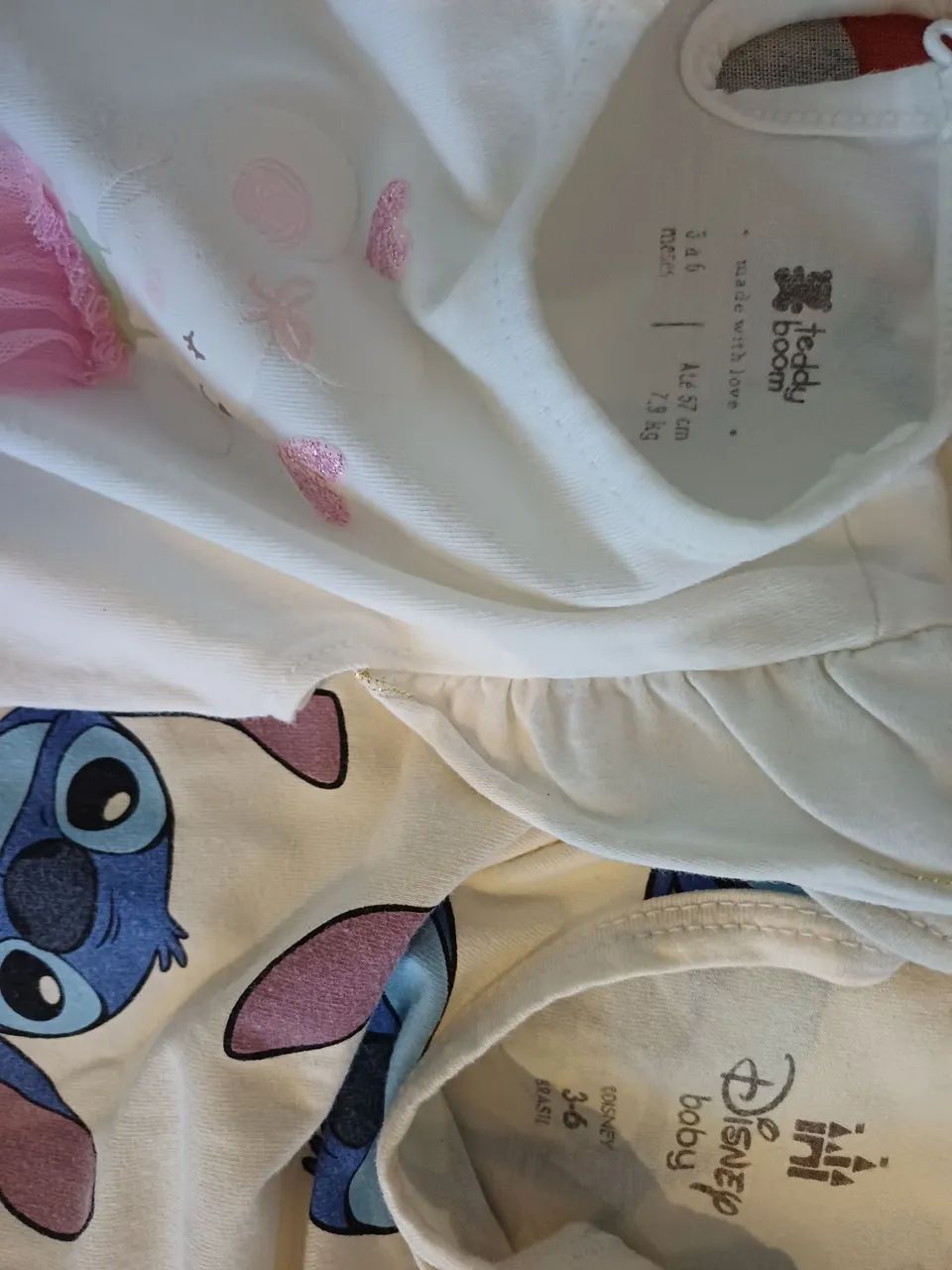 2 body's bebê menina Disney e Carters, tam.3-6 meses - Foto 3